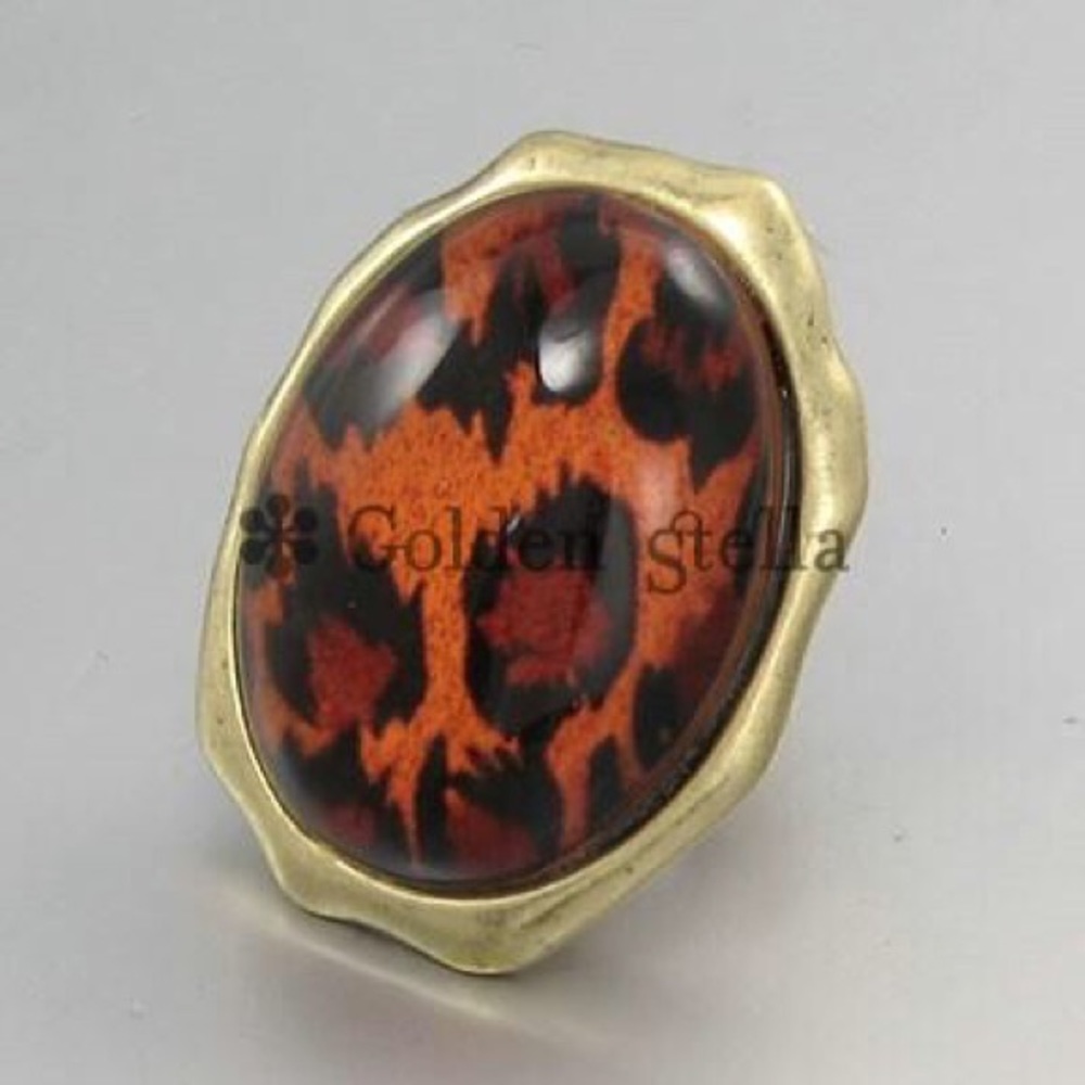 Fab cheetah print ring